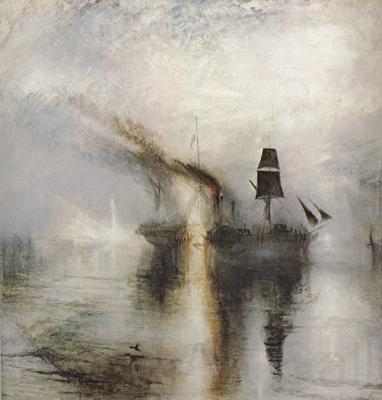 Joseph Mallord William Turner Peace-burial at sea (mk31) Norge oil painting art